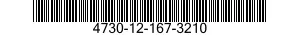 4730-12-167-3210 ADAPTER,STRAIGHT,HOSE TO BOSS 4730121673210 121673210