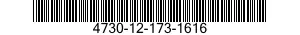 4730-12-173-1616 ADAPTER,STRAIGHT,HOSE TO BOSS 4730121731616 121731616