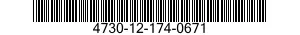 4730-12-174-0671 SLEEVE,FLARED,TUBE FITTING 4730121740671 121740671