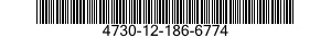 4730-12-186-6774 ADAPTER,STRAIGHT,TUBE TO HOSE 4730121866774 121866774