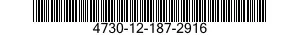 4730-12-187-2916 ADAPTER,STRAIGHT,HOSE TO BOSS 4730121872916 121872916