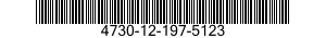 4730-12-197-5123 INVERTED NUT,TUBE COUPLING 4730121975123 121975123