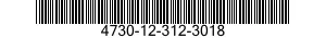 4730-12-312-3018 ADAPTER,STRAIGHT,FLANGE TO FLANGE 4730123123018 123123018