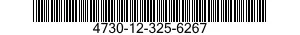 4730-12-325-6267 ADAPTER,STRAIGHT,TUBE TO BOSS 4730123256267 123256267