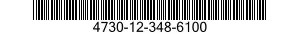 4730-12-348-6100 FLANGE,PIPE 4730123486100 123486100