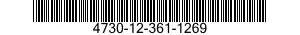 4730-12-361-1269 PLUG,TUBE FITTING,THREADED 4730123611269 123611269