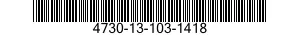 4730-13-103-1418 ELBOW,PIPE 4730131031418 131031418