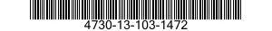 4730-13-103-1472 PLUG,PIPE 4730131031472 131031472