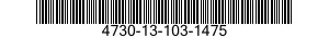 4730-13-103-1475 PLUG,PIPE 4730131031475 131031475