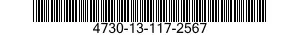 4730-13-117-2567 TEE,PIPE 4730131172567 131172567