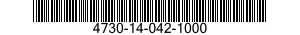 4730-14-042-1000 CONNECTOR,HOSE,BULKHEAD 4730140421000 140421000