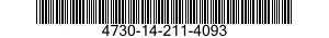 4730-14-211-4093 ADAPTER,STRAIGHT,TUBE TO BOSS 4730142114093 142114093