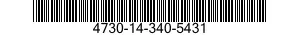 4730-14-340-5431 COUPLING ASSEMBLY,SELF-SEALING 4730143405431 143405431