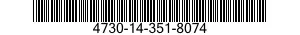 4730-14-351-8074 ADAPTER,STRAIGHT,TUBE TO HOSE 4730143518074 143518074