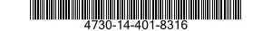 4730-14-401-8316 CONNECTOR,HOSE,BULKHEAD 4730144018316 144018316