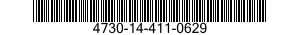 4730-14-411-0629 ADAPTER,STRAIGHT,TUBE TO BOSS 4730144110629 144110629