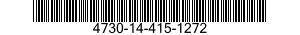 4730-14-415-1272 ADAPTER,STRAIGHT,TUBE TO BOSS 4730144151272 144151272