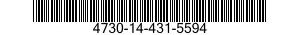 4730-14-431-5594 ADAPTER,STRAIGHT,TUBE TO BOSS 4730144315594 144315594