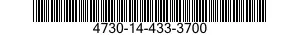 4730-14-433-3700 ADAPTER,STRAIGHT,HOSE TO GAS FITTING 4730144333700 144333700