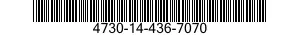 4730-14-436-7070 CONNECTOR,HOSE,BULKHEAD 4730144367070 144367070