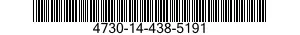 4730-14-438-5191 CONNECTOR,HOSE,BULKHEAD 4730144385191 144385191