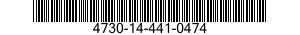 4730-14-441-0474 UNION,TUBE 4730144410474 144410474