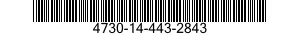 4730-14-443-2843 RESTRICTOR UNIT,FLUID FLOW 4730144432843 144432843