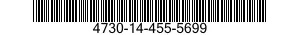 4730-14-455-5699 ADAPTER,STRAIGHT,TUBE TO GAS FITTING 4730144555699 144555699