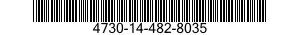 4730-14-482-8035 ADAPTER,STRAIGHT,HOSE TO BOSS 4730144828035 144828035
