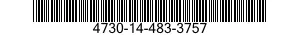 4730-14-483-3757 ADAPTER,STRAIGHT,TUBE TO BOSS 4730144833757 144833757