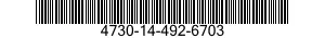 4730-14-492-6703 ADAPTER,STRAIGHT,TUBE TO BOSS 4730144926703 144926703