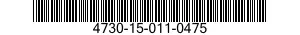 4730-15-011-0475 COUPLING,PIPE 4730150110475 150110475