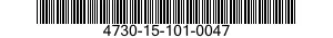 4730-15-101-0047 PIPE JOINTS 4730151010047 151010047
