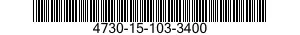 4730-15-103-3400 CLAMP,HOSE 4730151033400 151033400