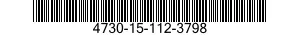 4730-15-112-3798 CROSS,FLANGE TO TUBE 4730151123798 151123798