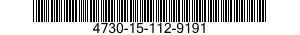 4730-15-112-9191 ADAPTER,STRAIGHT,PIPE TO TUBE 4730151129191 151129191