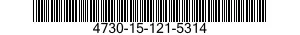 4730-15-121-5314 COUPLING ASSEMBLY,TUBE,FLEXIBLE 4730151215314 151215314
