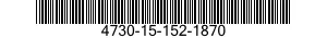 4730-15-152-1870 PLUG,PIPE 4730151521870 151521870