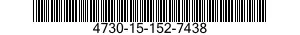 4730-15-152-7438 ADAPTER,STRAIGHT,HOSE TO BOSS 4730151527438 151527438