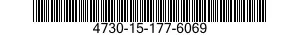 4730-15-177-6069 ADAPTER,STRAIGHT,HOSE TO BOSS 4730151776069 151776069