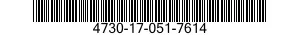 4730-17-051-7614 NIPPLE,PIPE 4730170517614 170517614