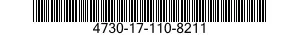 4730-17-110-8211 CLAMP,REPAIR,PIPE 4730171108211 171108211