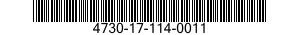 4730-17-114-0011 FLANGE,PIPE 4730171140011 171140011