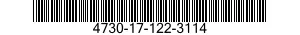 4730-17-122-3114 ADAPTER,STRAIGHT,PIPE TO TUBE 4730171223114 171223114