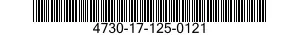 4730-17-125-0121 ADAPTER AND FLANGE ASSEMBLY 4730171250121 171250121
