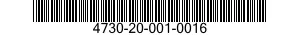 4730-20-001-0016 COMPRESSION ADAPTER 4730200010016 200010016