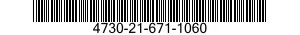 4730-21-671-1060 PLUG,TUBE FITTING,SOLDER TYPE 4730216711060 216711060