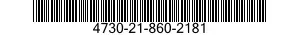4730-21-860-2181 TEE,TUBE 4730218602181 218602181