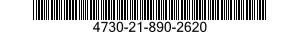 4730-21-890-2620 ADAPTER,STRAIGHT,PIPE TO TUBE 4730218902620 218902620