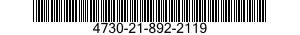 4730-21-892-2119 COUPLING,DRAINAGE PIPE 4730218922119 218922119